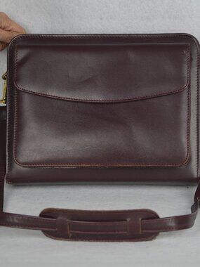 Franklin Covey Leather Planner Tote/Case Binder